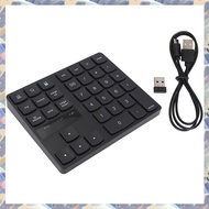 (ICTE) 2.4G Wireless Numeric Keypad Rechargeable Number Pad Keyboard with 35 Keys for PC/Laptop//