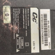 GC GC-LED3229 32" TV MAIN BOARD, POWER BUTTON, LVDAS CABBLE, BACK LIGHT AND SPEAKER