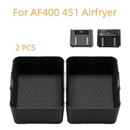 【ALL HOT】2Pc Silicone Air Fryer Liner Non-stick Basket for AF400 451 Airfryer Accessories