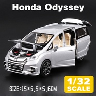 LEO 1:32 Honda Odyssey MPV Metal Diecast Alloy Toy Cars Model Trucks For Boys Children Toys Boys Gift Collection toys