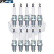 10pcs Iridium Spark Plug 12120037607 for Bmw M54 E34 E36 E39 E46 Z3 320 528 Ignition Plug BKR6EQUP 0