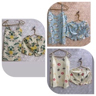 Sleepwear set shorts + bra cup