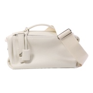 HERMES Evercolor皮革Emile 30銀扣肩背袋Blanc