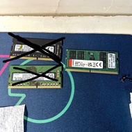 （歡迎trade in）出售 運作正常 16GB 32GB Samsung Kingston ddr4 DDR5 3200mhz 4800mhz. 100% work. ram SO-DIMM lap