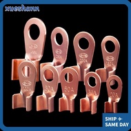 XUESHANN 10pcs/pack OT Cable Connector Kit, 10A-80A Bolt Hole OT Wire Nose Terminal Crimp, Durable O