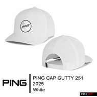 PING CAP GUTTY 251 2025 PING CAP MEN หมวกกอล์ฟ หมวกกีฬาผู้ชาย