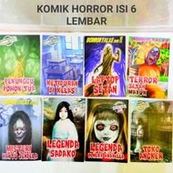 buku komik cerita horor / komik horor / majalah / buku cerita