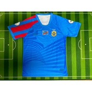 DR Congo 2024 AFCON Home and Away Series Men's Short Sleeved, 3D Unisex Football Jersey, Camiseta De