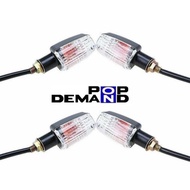 ◇即納◇汎用 クリア ミニウインカー 12V CBタイプ 1台分4個セット AXIS90 AXIS90 プロフット AXIS トリート AXIS Z