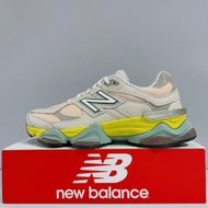 New Balance NB 9060 Girls Apricot Green Color Matching D Last Retro Sports Casual Shoes U9060GCB