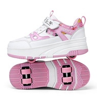 New Safe and reliable fast delivery four-wheeled Heelys roller shoes wheel shoes boy girl kids adult