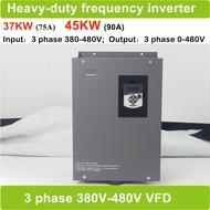 45KW frequency inverter heavy load motor drive AC drive 37KW 3 phase 380V VFD