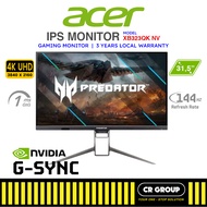 Acer Predator XB323QK NV 31.5" UHD (3840x2160) Gaming Monitor 144Hz Refresh Rate 1ms Response Time (3Yrs On-Site)