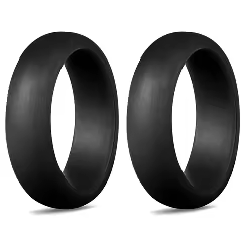 AG-5.7Mm Popular For Men Women Silicone Cool Rings Silicone Wedding Ring Environmental Outdoor Sport