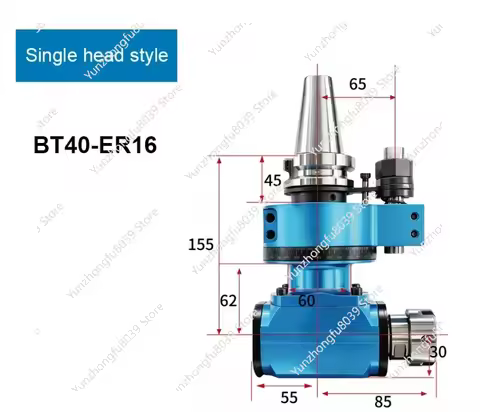 BT40/BT50 Machining Center Side Milling Head Right Angle Milling Head Right Angle Tool Holder ER16/E