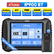XTOOL IP900BT OBD2 Scanner Full System Diagnosis Odometer Read 41 Resets ECU Coding FCA CANFD DoIP