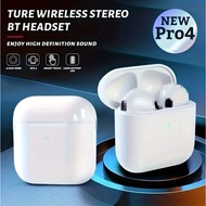 TWS Pro4 Bluetooth Headphones Stereo Sports Wireless Earphones In Ear Earbuds Headset Excellent Bass Wireless Earbuds