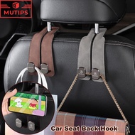 Mercedes Benz AMG Car Seat Back Hook Backseat Phone Holder Suede Metal Storage Hanger For C Class W2