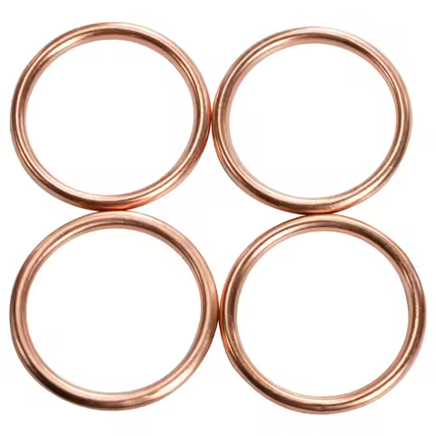 4pcs Motorcycle Exhaust Pipe Gasket for Honda CBR600RR 03-17 NT650 88-91 98-05 VT600 88-89 91-07 GL1