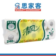 Qing Feng Toilet Roll 清风卷纸 240段 10卷