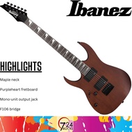 Ibanez Guitar Ibanez GRG121DXL-WNF RG GIO Series Left-Handed Electric Guitar Walnut Flat 724ROCKS