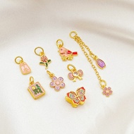 Spacer Beads 18K Flower diy Butterfly Jewelry