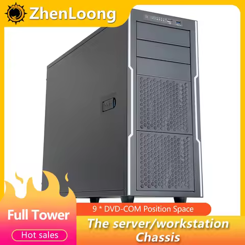 ZhenLoong Support X99 dual X79 main board case desktop large tank water-cooled tower server chassis 