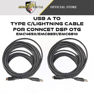 Adams Digital USB A To Type C/Lightning cable For Dsp OTG EMC4560 EMC8831 EMC6810
