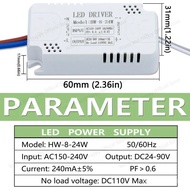 LED Driver 240mA 8-24w 24-40w 40-60w 60-80w LED Constant Current Driver Power Unit Supply LED Transf