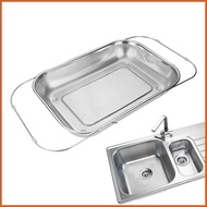 Stainless Steel Colander Stainless Steel Extend Adjustable Mesh Colander Extend Kitchen Sink Drain B