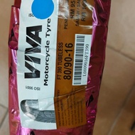 [100% ORIGINAL] VIVA FT390 80/90-16 TUBELESS TYRE