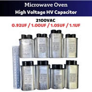MICROWAVE OVEN High Voltage HV Capacitor 2100VAC 0.92UF / 1.00UF / 1.05UF / 1.1UF
