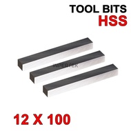 Pahat HSS 12 X 100 Tool Bit 12X100 Mata Pisau Bubut Square 12mm X 100mm
