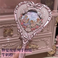 Vòm Nhung Đỏ Tơ Bướm Cầm Tay Của Fruits Know Handheld Mirror Cupid Strawberries 8th Anniversary Velv