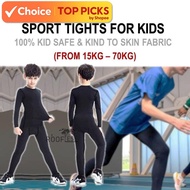 Seluar Tight Budak Lelaki Bola Seluar Tight Lelaki Budak Tight Pants Kids Seluar Fit Budak Lelaki