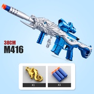 Súng bắn hạt nở và đạn xốp Súng đồ chơi Đồ chơi nhập vai đột kích Đồ chơi bắn đạn xốp Hộp quà bé tra