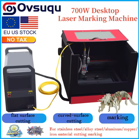 [EU/US] Desktop 220V 50Hz Laser Metal Cutting Machine Air-Cooled 3Axis Industrial Metal DIY Cutting 