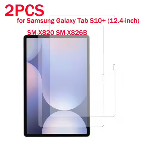 2PCS Glass For Samsung galaxy tab S10+ S10 plus 12.4'' 2024 Scratch Proof Tempered Glass Screen Prot