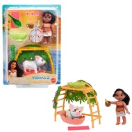 Disney Moana 2 Simea & Pua Bathtime Fun Playset ตุ๊กตาซีเมียและเจ้าหมูพัว ของแท้