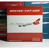 Ph Virgin Atlantic Airlines 747-400 1/400 Registered Number G-VLIP Harry Potter Painted Extremely Ra