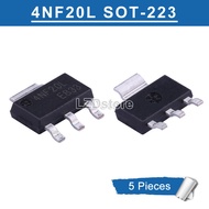 5pcs 4NF20L SOT-223 STN4NF20L SOT223 SMD 1A/200V N-channel MOSFET Transistor new original