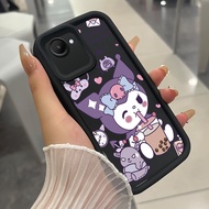 Case For Realme C30 C30s Narzo 50i Prime Phone Rabbit Drinking Milk Tea Silicone Shockproof