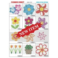 !! CROSS STITCH BEGINNER NEEDLEWORK PRACTICE KITS/ SET CROSS STITCH PELAJARAN BARU CS924-935