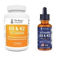 ❤️❤️ Dr. Berg Vitamin D3 K2 10000iu/5000iu, Liquid D3 K2