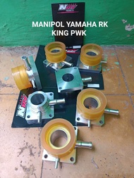 Manipol intake cnc lurus Yamaha RX king 28 /manipol pwk Yamaha RX king 28 MANIPOL KARBURATOR PWK YAM