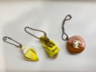 [二手扭蛋] 小動物吊飾 香蕉貓咪 袋鼠 甜甜圈倉鼠