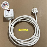 Extension Power Cable Per Length 3-foot AC Plug Connection 1.5mm