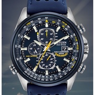 CITIZEN Eco Drive Pilot World Chronograph Blue Angel Men's Fashion Sports Multifunction Calendar Wat