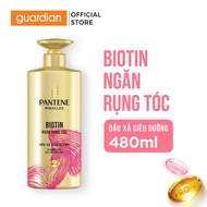 Dầu Xả Giúp Giảm Rụng Tóc Pantene 3 Minute Miracle Biotin Strength Intensive Serum Conditioner 480ml