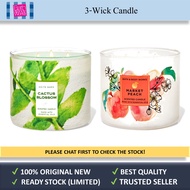 💯Original New BBW 3-Wick Scented Candle Cactus Blossom Market Peach Bath And Body Works Original Outlet Store Gift